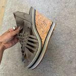 Frye Women's Gray Wedge Sandals Photo 1