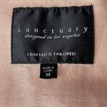 Sanctuary Small Moto Jacket Zip Up Snap Pockets Long Sleeves Peach Lightweight Photo 6