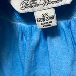 The Pioneer Woman Vibrant Blue Blouse 2X Size XXL Photo 1