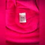 NWT LA LIGNE Vivian Smock Bodice Cap Sleeve Cotton Midi Dress Hot Pink sz S Photo 6