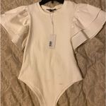 Petal and Pup  White Puff Sleeve Top Photo 3