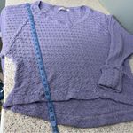 We The Free  Thien's Hacci Sweater Long Sleeve Top Periwinkle Purple Women’s L Photo 7