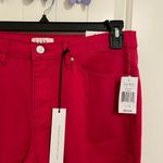 Nicole Miller NEW soho high rise ankle skinny raspberry stretch jeans size 12 Photo 1