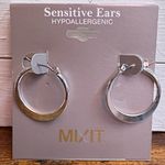 Mixit  Silver and Gold Hypoallergenic Earrings Photo 3