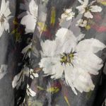 Anthropologie  Shoshanna Midnight Black Strapless Floral Haisley Silk Dress 8 Photo 5