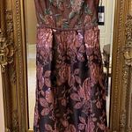 David Meister NWT Floral Beaded Bodice and Jacquard Skirt Gown Sz 10 Photo 0