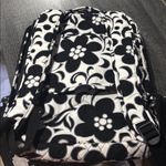 Vera Bradley  Floral Black and White Women's Backpack Photo 6
