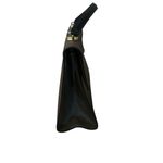 Fendi Vintage Brown PVC With Brown Leather Handle Squared Bag Gold Hardware. Photo 2