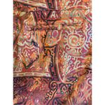 Chico's Chico’s Multi Color Retro Print Cotton Stretch Pockets Pencil Skirt Size 2/ Larg Photo 1