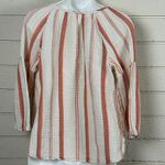 BeachLunchLounge  Orange Striped Top size M Photo 5