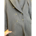 Club Monaco  “Cahndisse” Wool-Blend Double-Breasted Coat – Black, Size Small EUC Photo 4