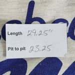 Touch Stadium Gray Ole Miss Rebels Oversized Pullover Tunic Size Large Blue Photo 10