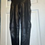Spanx Faux Leather Moto Leggings Sculpting High Waist Black XL Photo 3