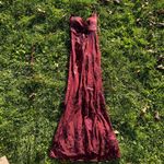 Xtraordinary  Women's Burgundy and Red Dress Photo 2