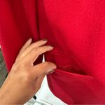 Sag Harbor NWOT  100% Wool Red‎ Blazer w/ Pockets Size 14 Photo 3