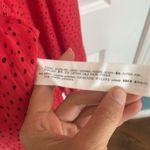 ZARA NWT Polka Dot Midi Dress Red and Black Size XS Ruffle Cute Holiday Photo 12