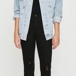 AG Adriano Goldschmied NWT Alexxis Slim Jean in Blackboard Distressed Size 29 Photo 0