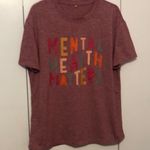 Mental Health Matters Women’s Size Large Short Sleeve Tee Photo 0