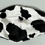 Handmade Black White Cow Zebra Animal Print Reversible Unisex Face Mask Covering 🤍🖤 Photo 0