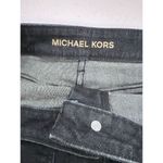 Michael Kors  size 16 dk blue denim flounce‎ skirt with ruffle frayed hem $98 Photo 3