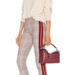 Anthropologie Mother insider Plaid Kick Flare Cropped Pants Size 24 Photo 0