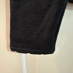 St. John Collection  Knit Zip Front Ribbon Trim Cropped Dark Navy Blue Blazer 6 Photo 5