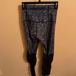 Lululemon Wunder Under Stirrup Pants in Dramatic Static White Black/ Black Photo 6