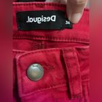 Desigual  Women's Bold Red Skinny Jeans stretch Sz 36 Photo 5