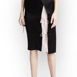 Alexander Wang new T by  ᯾ Draped Satin Skirt ᯾ Stripe Lining ᯾ Wrap Silhouette Photo 12