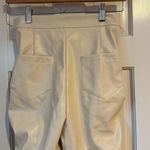 Amazon Never worn, nwot faux white leather rouged pants size small Photo 6
