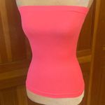 New! Vibrant Coral Pink slimming tube top. One Size Size M Photo 3