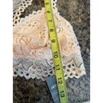Aerie NEW Medium Peach Pink Lace Racerback Bralette Bra Photo 5