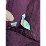 Sundance Northern Sky Dress Lace Short Sleeve Maroon Burgundy Scallop Womens XXL Purple Photo 5
