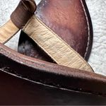 Frye  Carson Brown Leather Boho Thong Sandals Sz 7 Photo 15