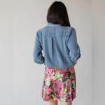 Natural Life  Live-In-It Knit ButterSoft Floral Mini Skirt Pink Multicolor S NWT Photo 2