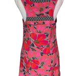 Free People Size 4 Tank Mini Sun Dress Pink Tropical Floral Print Photo 1