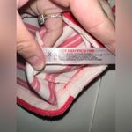 NEW OUT FROM UNDER Airy Terry Cropped Polo Shirt Top In Pink Combo Size XL Photo 3