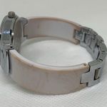 Anne Klein women silver tone watch 30mm white dial bracelet size 6.5” running Photo 2