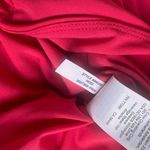 J.Crew Ruched long-sleeve matte jersey top Dragon Fruit NWT L Photo 5