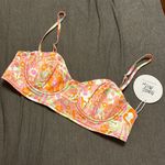 Princes & Fox NWT Princess Polly maddie orange multicolored bra top Photo 1