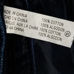 Denim Crossbody Bag Zip/Velcro Closure Boho Festival Hippie School College Blue Photo 10