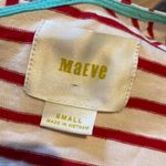 Maeve Mauve one shoulder nautical‎ strip dress Photo 1