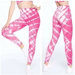 PINK - Victoria's Secret VS VICTORIAS SECRET PINK SEAMLESS WORKOUT PANT TIGHT LEGGING SWEAT TIE DYE Small Photo 1