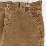 American Eagle  low rise mini corduroy skirt tan size 8 NWT Stretch pockets micro Photo 1