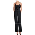 Lilly Pulitzer  Size 4 Bow Front Kavia Onyx Jumpsuit Black Party Preppy Holiday Photo 11