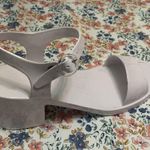 American Apparel Los Angeles Apparel PVC jelly sandals with heal and ankle strap Photo 2