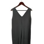 Everlane  Black Triacetate V Neck Jumpsuit Sleeveless 8 Photo 1