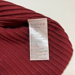 Free People NWT Sweater Wrap Mini Skirt Wine Burgundy Red Sz Small Mod Boho Soft Photo 6