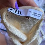 ZARA  Off White Lace V Neck Bodysuit Photo 2