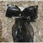 NWT~We Wore What ~ Hair Bow Clip ~ Black ~ 14.5” Long Photo 2